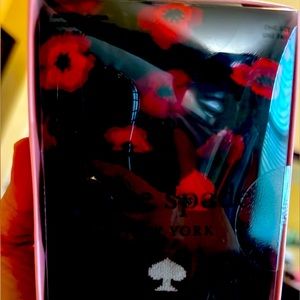 Kate Spade Poppies & Logo 3-Pack Boxed Socks NWT